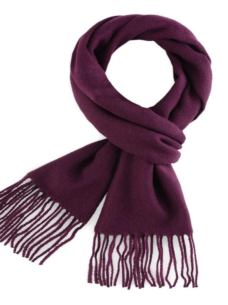 Echarpe Fely - Fabriqué en France Violet prune - Kiabi