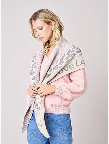Echarpe femme imprimé animalier 'Deeluxe'