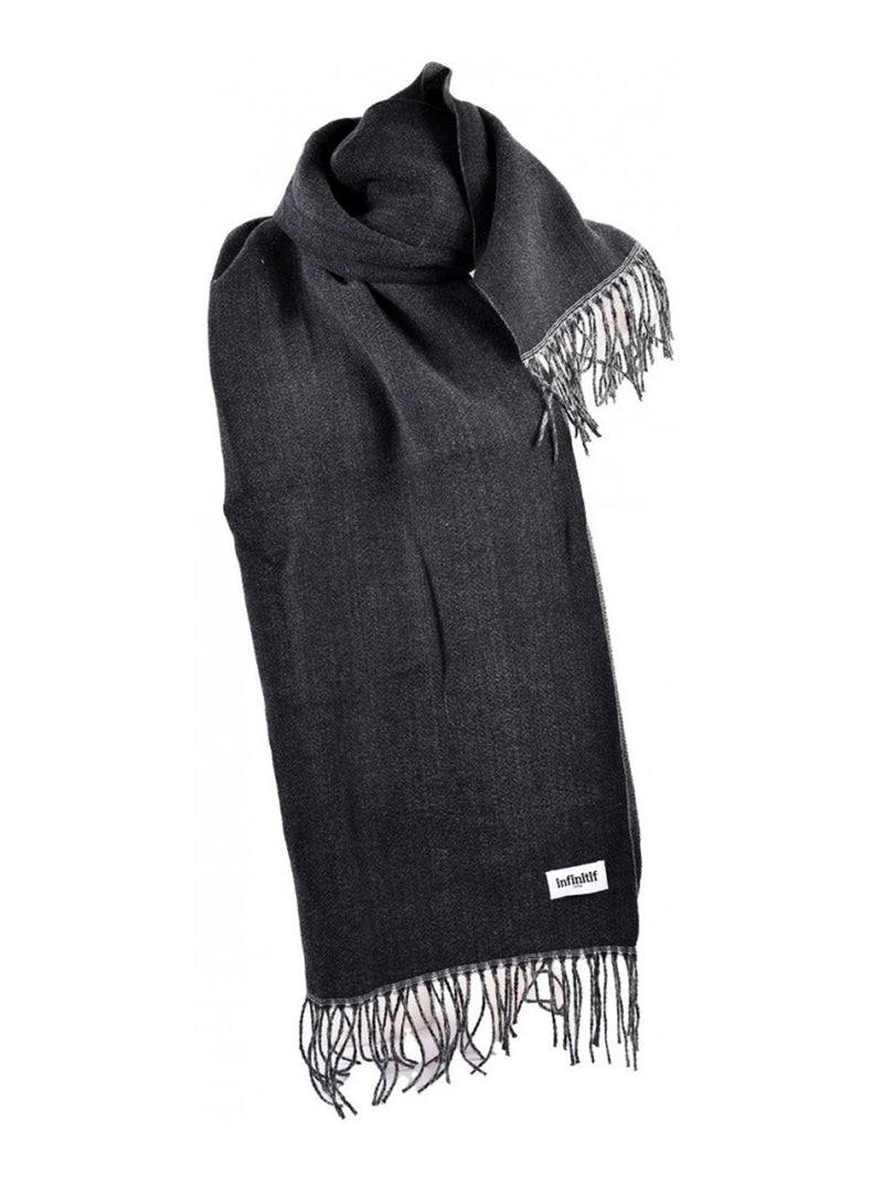Echarpe Femme INFINITIF 60X180CM gris anthracite - Kiabi