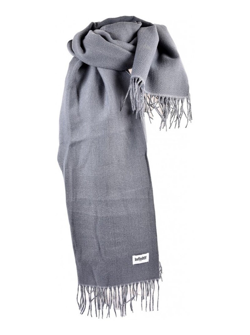 Echarpe Femme INFINITIF 60X180CM Gris - Kiabi