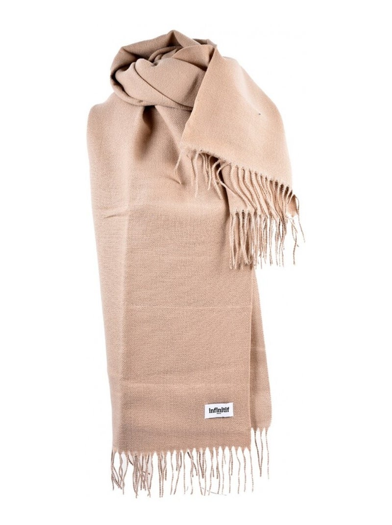 Echarpe Femme INFINITIF 60X180CM Taupe - Kiabi