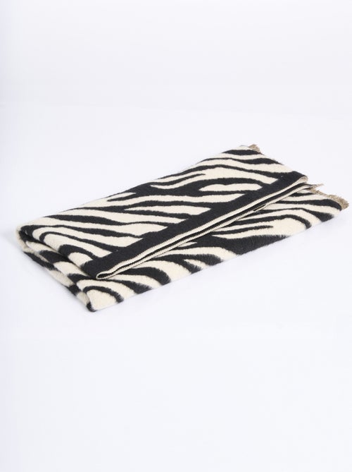 Echarpe fine à franches, motif zèbre - AFIBEL - Kiabi