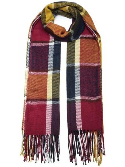 Écharpe foulard châle à carreaux - chaude - miss lulu - Kiabi Écharpe foulard châle à carreaux - chaude - miss lulu - Kiabi