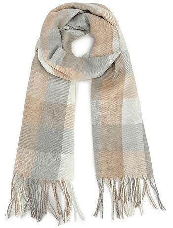 Écharpe foulard châle à carreaux - style vintage - miss lulu