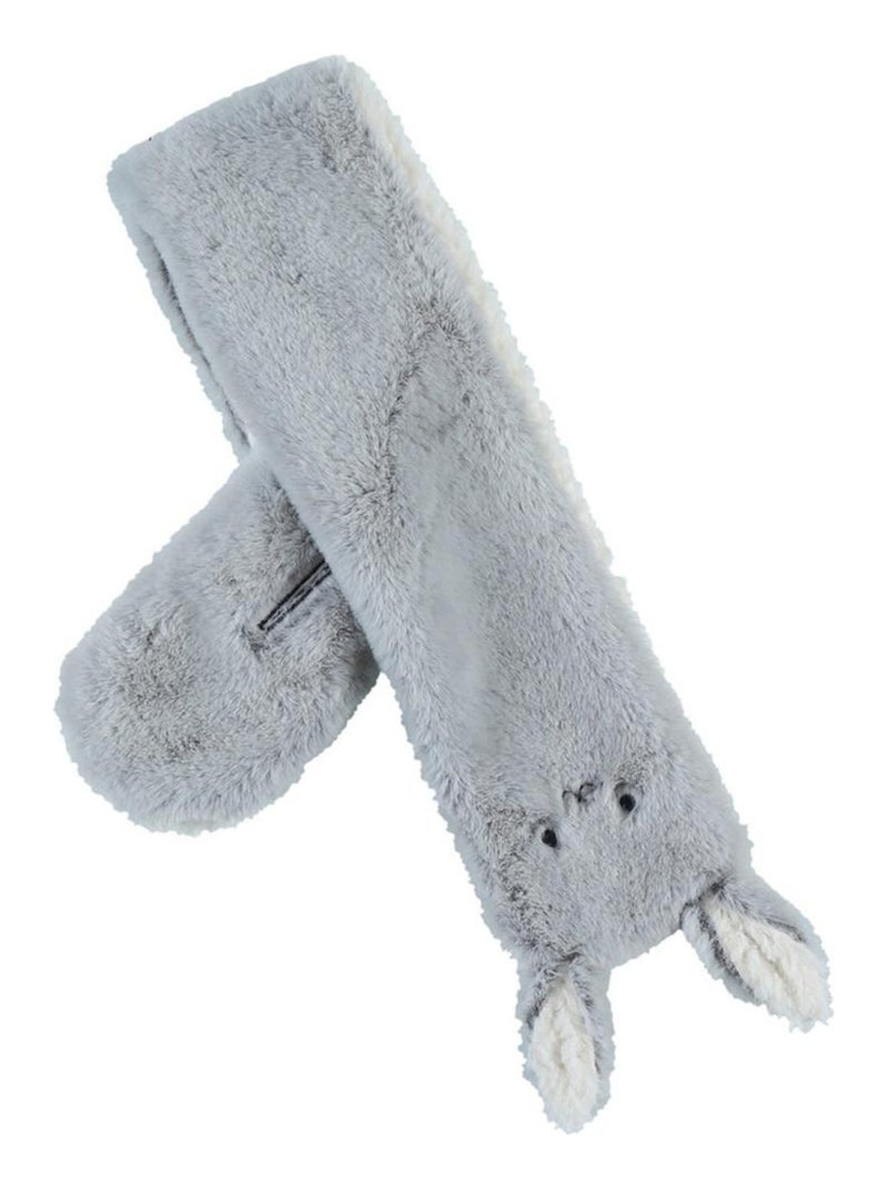 Écharpe Boa Grise - Occasion, Très Bon état, Accessoire Mode Féminin