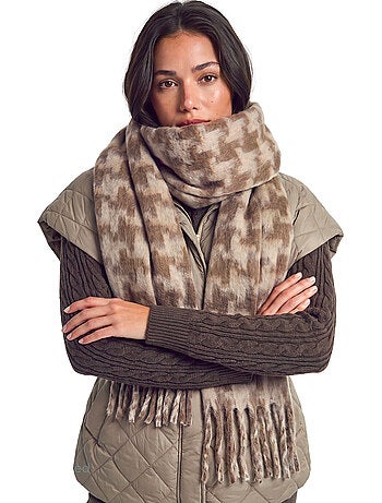 Écharpe houndstooth pc2