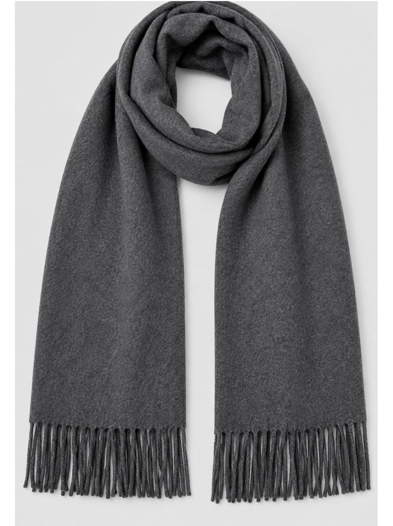 Echarpe kebello gris anthracite - Kiabi