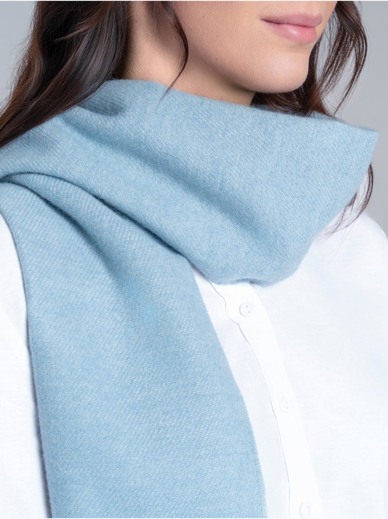 Echarpe Lana - Fabriqué en France Bleu ciel - Kiabi