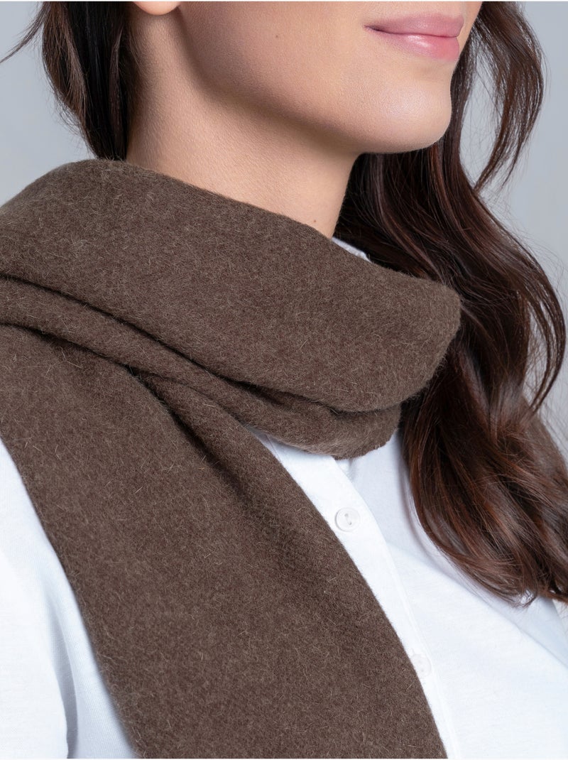 Echarpe Lana - Fabriqué en France Marron - Kiabi