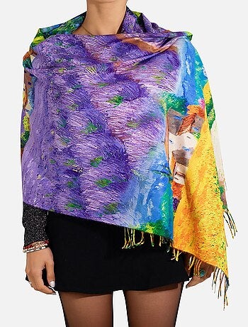 Echarpe "Lavande" Monet Kebello