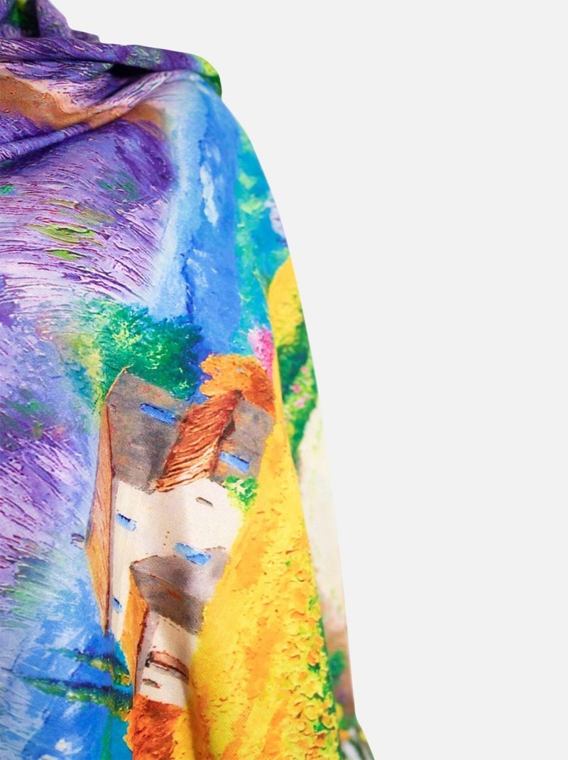 Echarpe "Lavande" Monet Kebello Violet - Kiabi