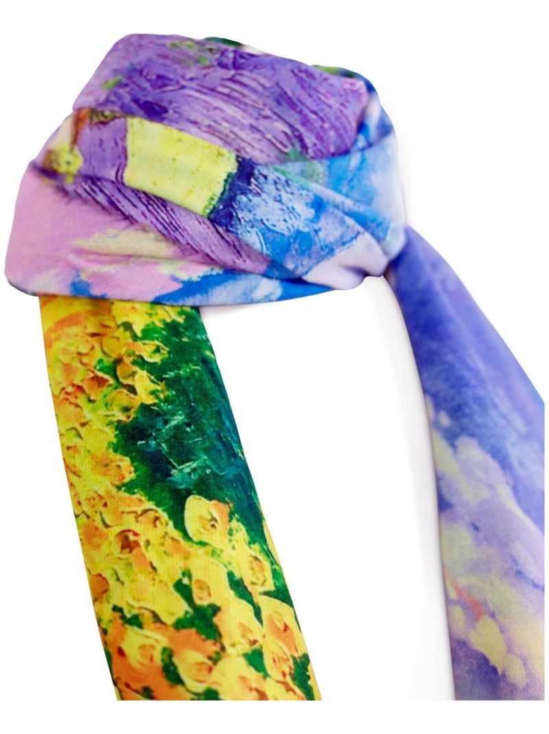 Echarpe "Lavande" Monet Kebello Violet - Kiabi