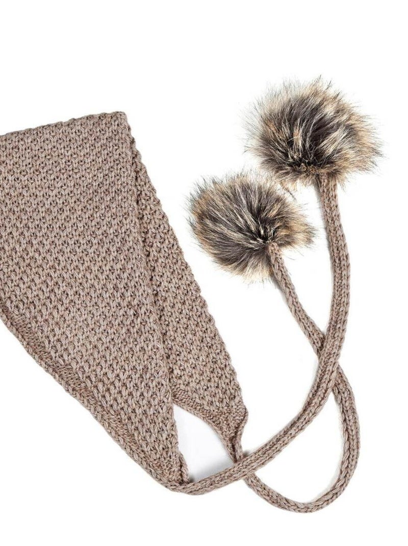 Echarpe Layra - Fabriqué en Europe Beige foncé - Kiabi