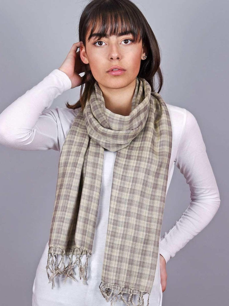 Echarpe légère Alma Beige - Kiabi