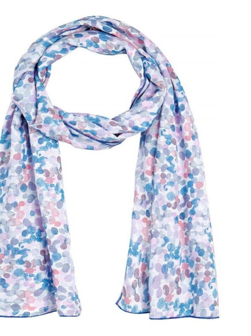 Echarpe légère Iranja - Made in UE Bleu - Kiabi