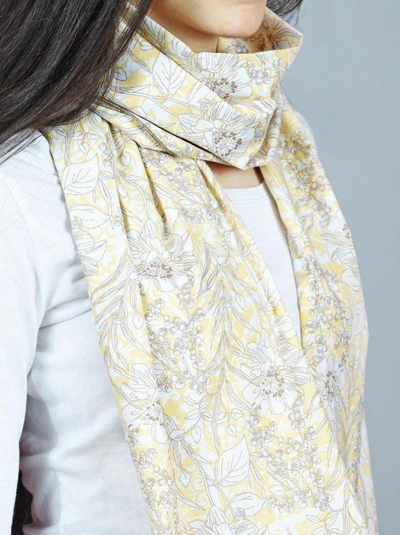 Echarpe légère Laguna - Fabriqué en Europe Jaune - Kiabi