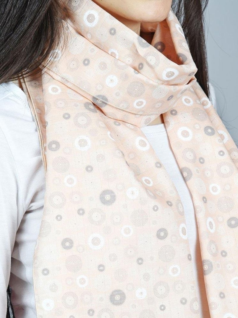 Echarpe légère Rueda - Made in UE Beige - Kiabi