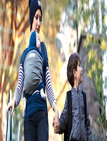 Écharpe L'Originale JPMBB - BLEU PAON, Eléphant