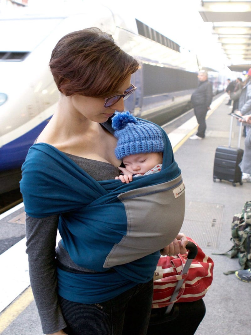 Écharpe L'Originale JPMBB - BLEU PAON, Eléphant Bleu gris - Kiabi