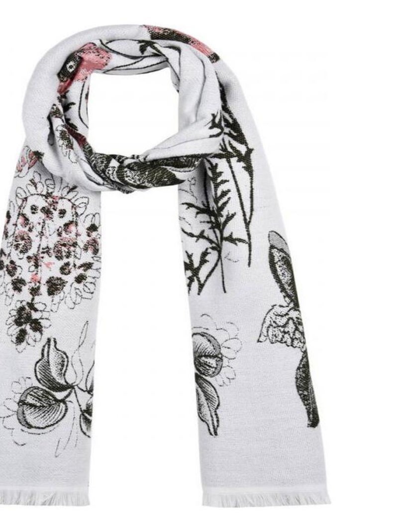 Echarpe Maka - Made in France Blanc - Kiabi
