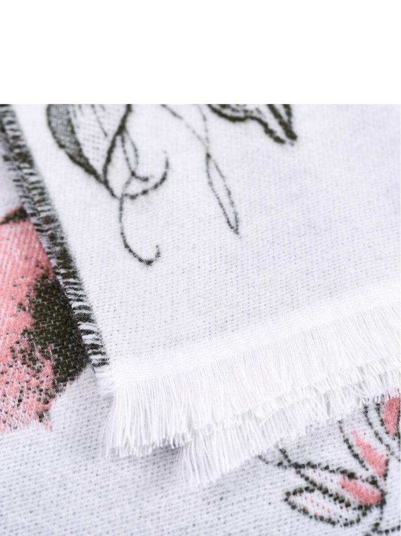 Echarpe Maka - Made in France Blanc - Kiabi