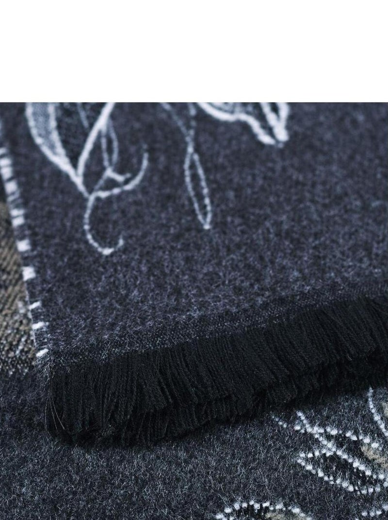 Echarpe Maka - Made in France Noir - Kiabi