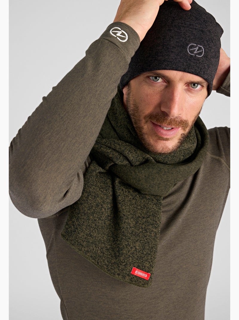 Écharpe mixte maille polaire chaude thermolactyl - damartsport Vert - Kiabi