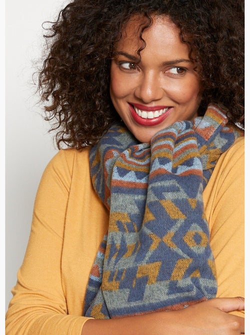 Écharpe motif géométrique - Kiabi