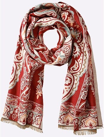 Écharpe motif imprimé - taille standard - helline
