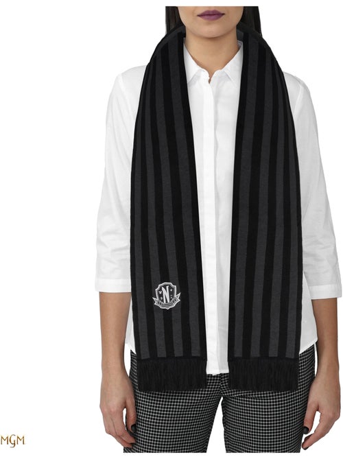Écharpe Noire Académie Nevermore - Mercredi - Kiabi Écharpe Noire Académie Nevermore - Mercredi - Kiabi