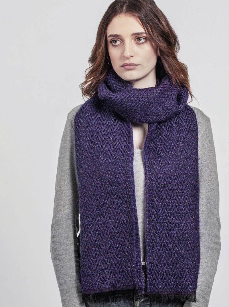 Echarpe Passilia - Fabriqué en France Violet - Kiabi