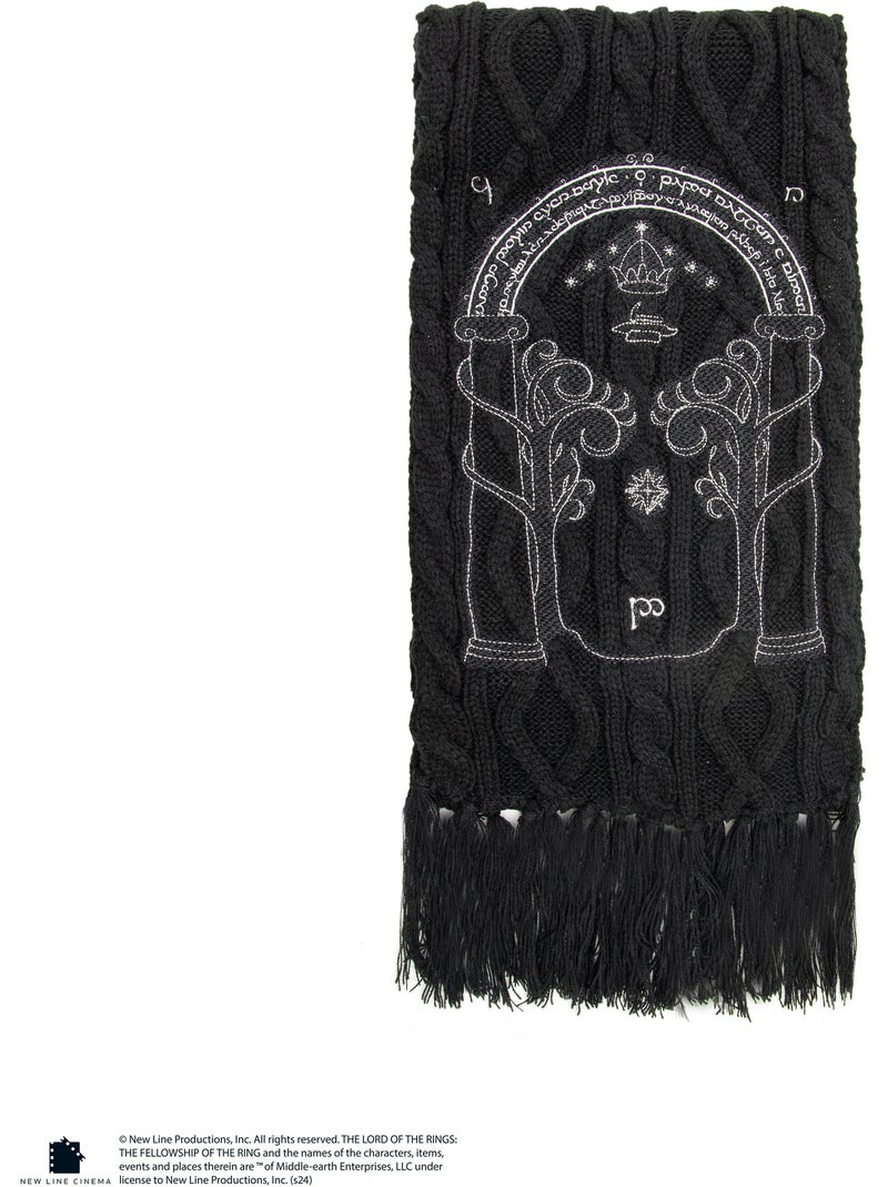 Écharpe Porte de la Moria - Le Seigneur des Anneaux Noir - Kiabi