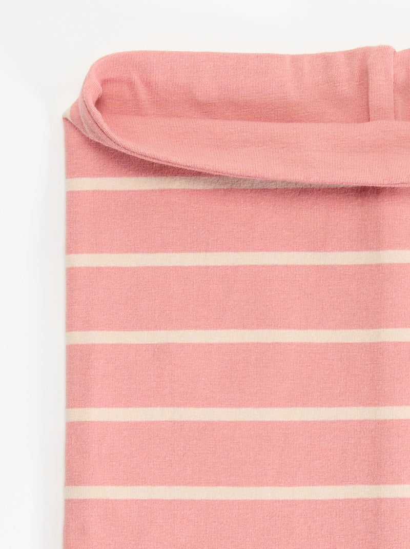 Echarpe réversible à enfiler Rose - Kiabi