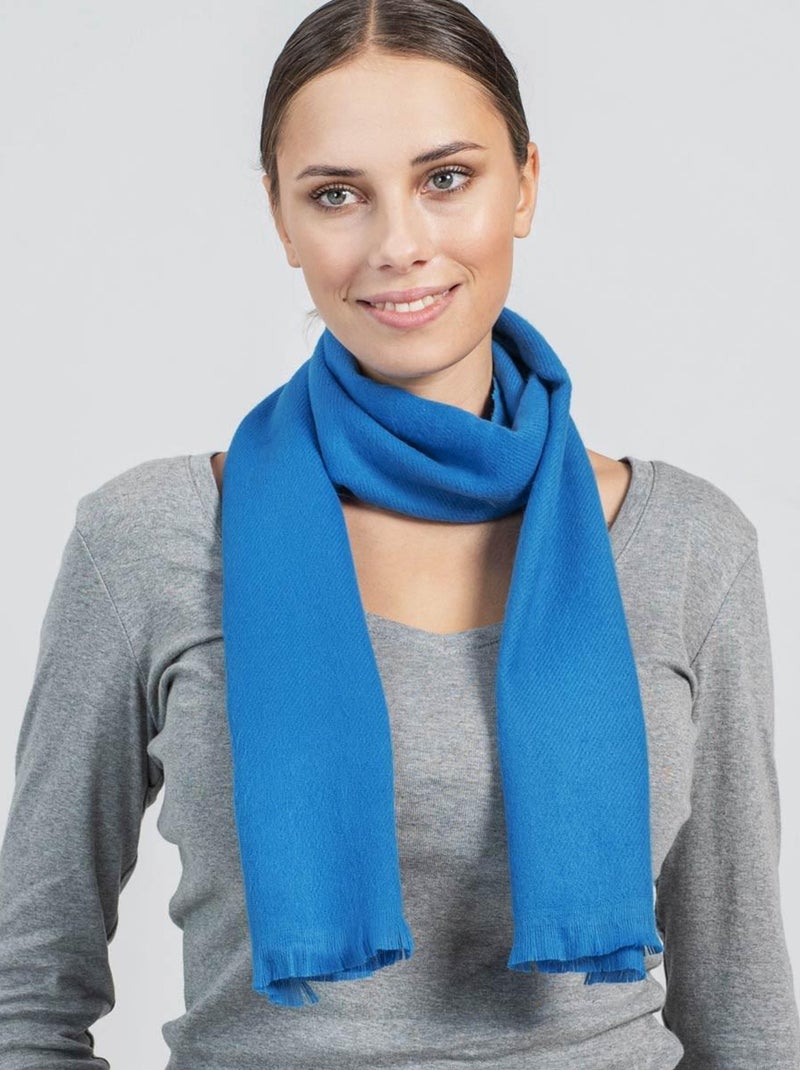 Echarpe Sherpa - Fabriqué en France Bleu clair - Kiabi