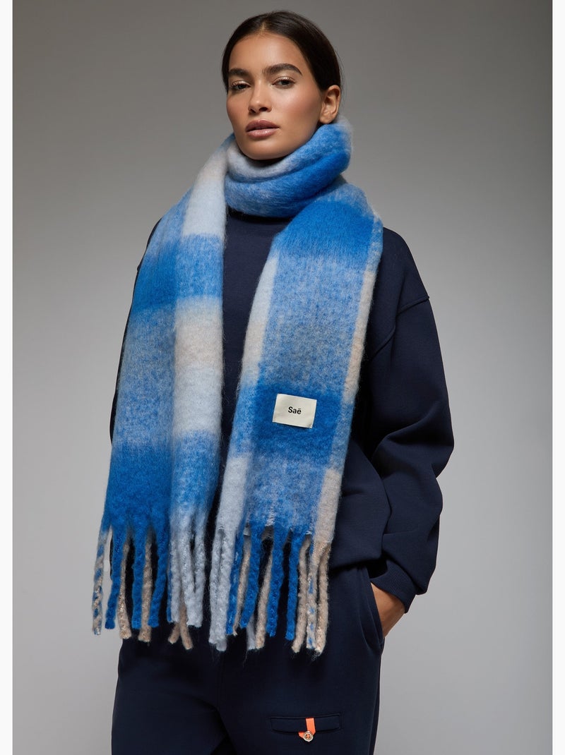 Echarpe shizu  femme - sae paris Bleu - Kiabi