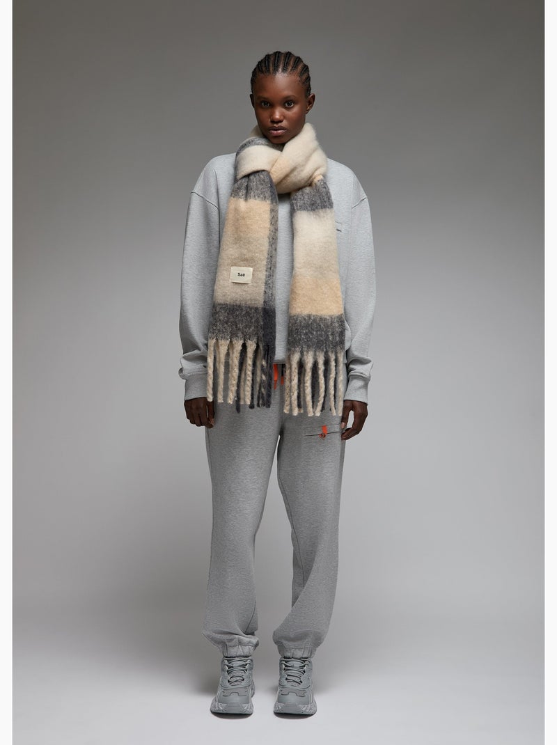 Echarpe shizu  femme - sae paris Gris - Kiabi