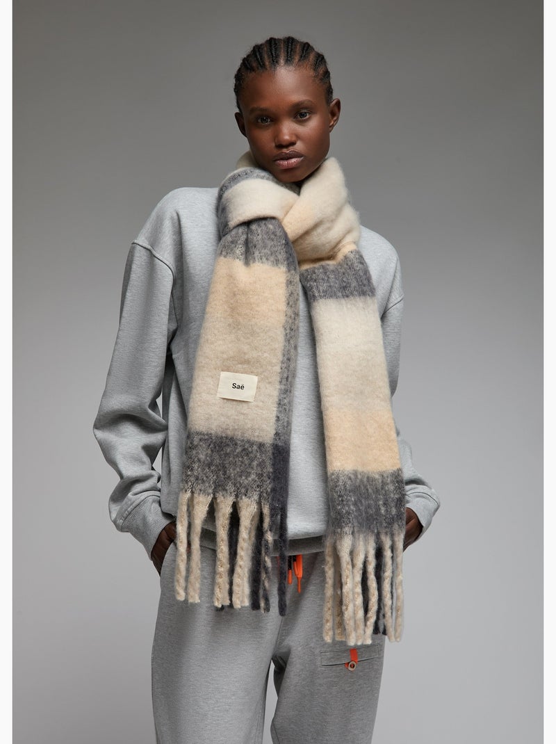 Echarpe shizu  femme - sae paris Gris - Kiabi