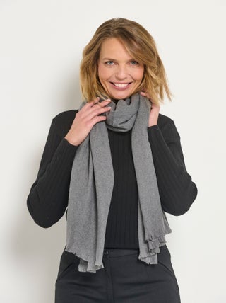 Écharpe tendance chaude petites franges