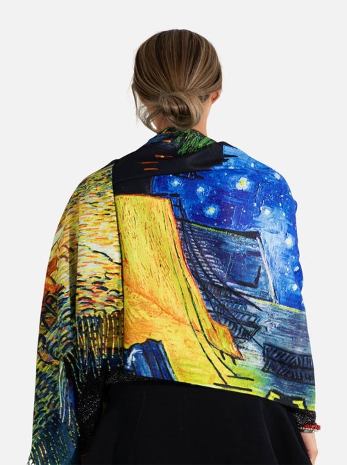 Echarpe "Terrase du café le soir" Van Gogh Kebello - Kiabi