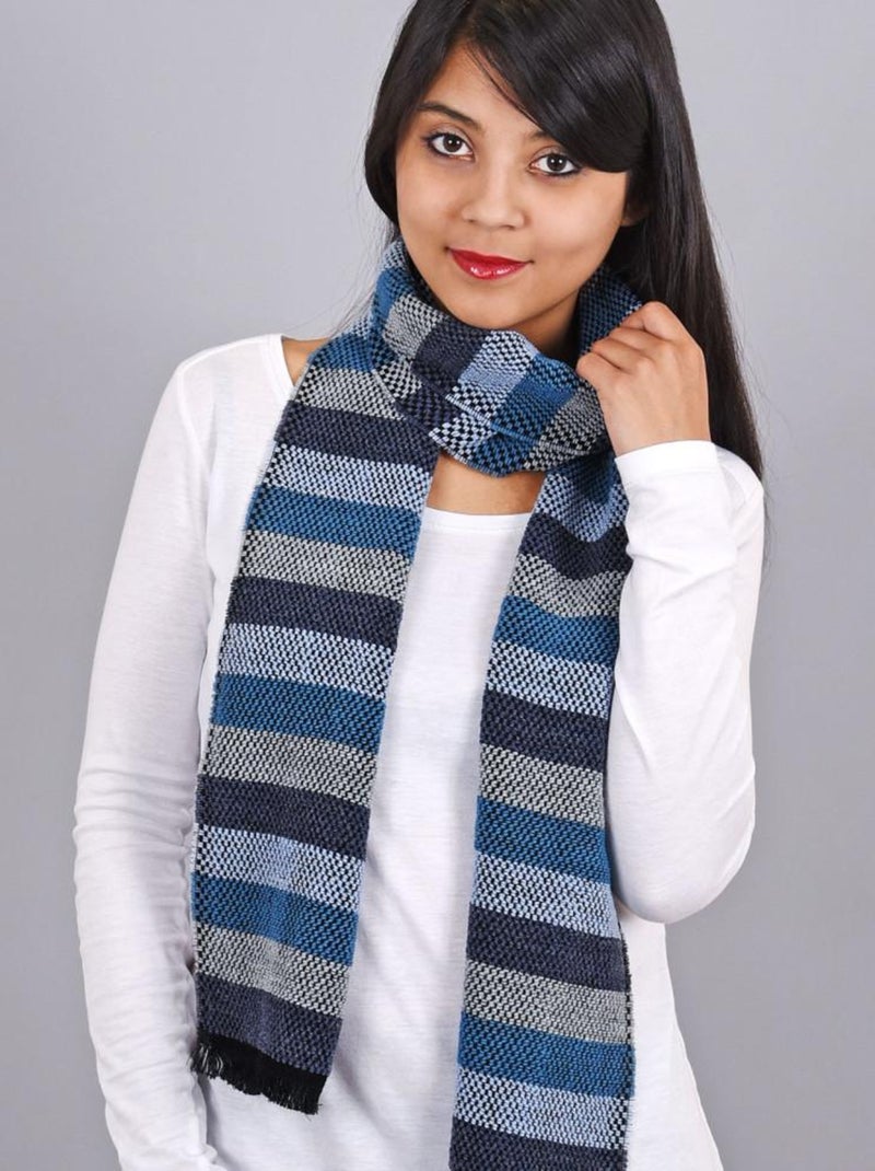 Echarpe Tessa - Fabriqué en France Bleu - Kiabi