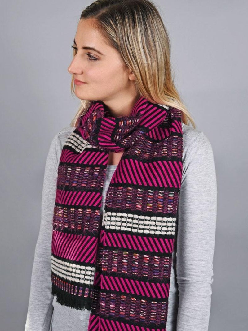 Echarpe Tipi - Fabriqué en France Rose fushia - Kiabi