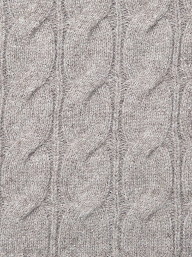 Echarpe torsadée unie Marron - Kiabi