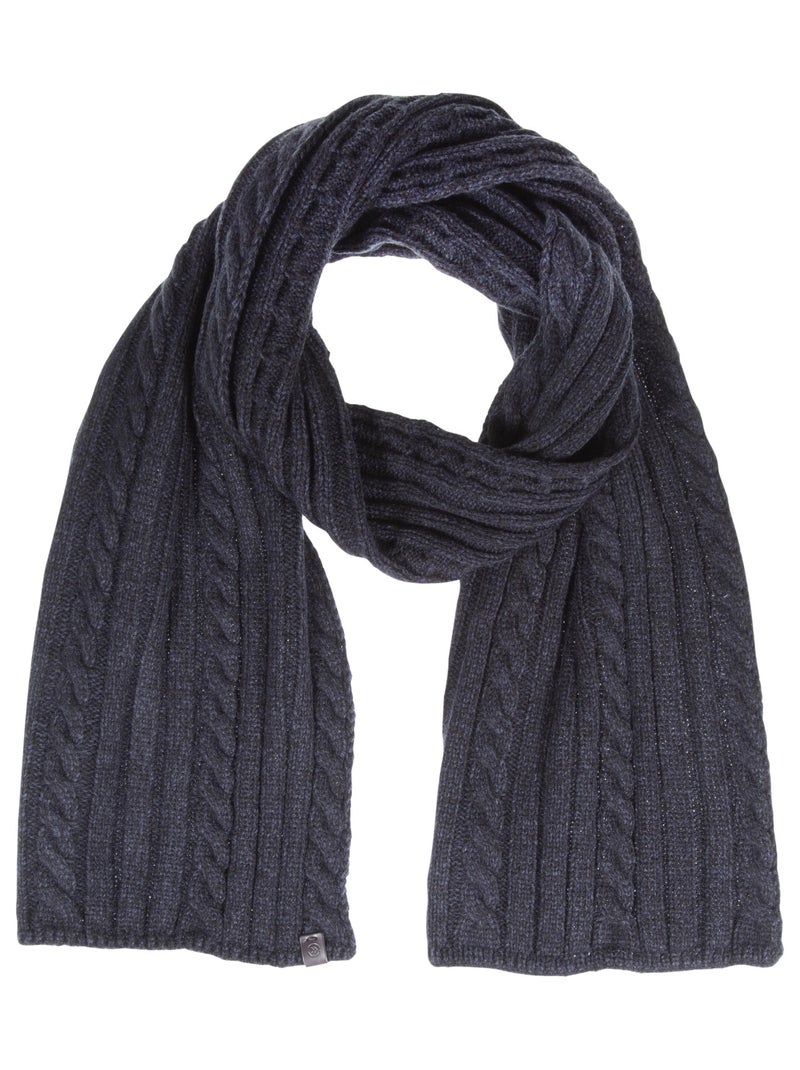 Echarpe torsades homme Isotoner Bleu marine - Kiabi