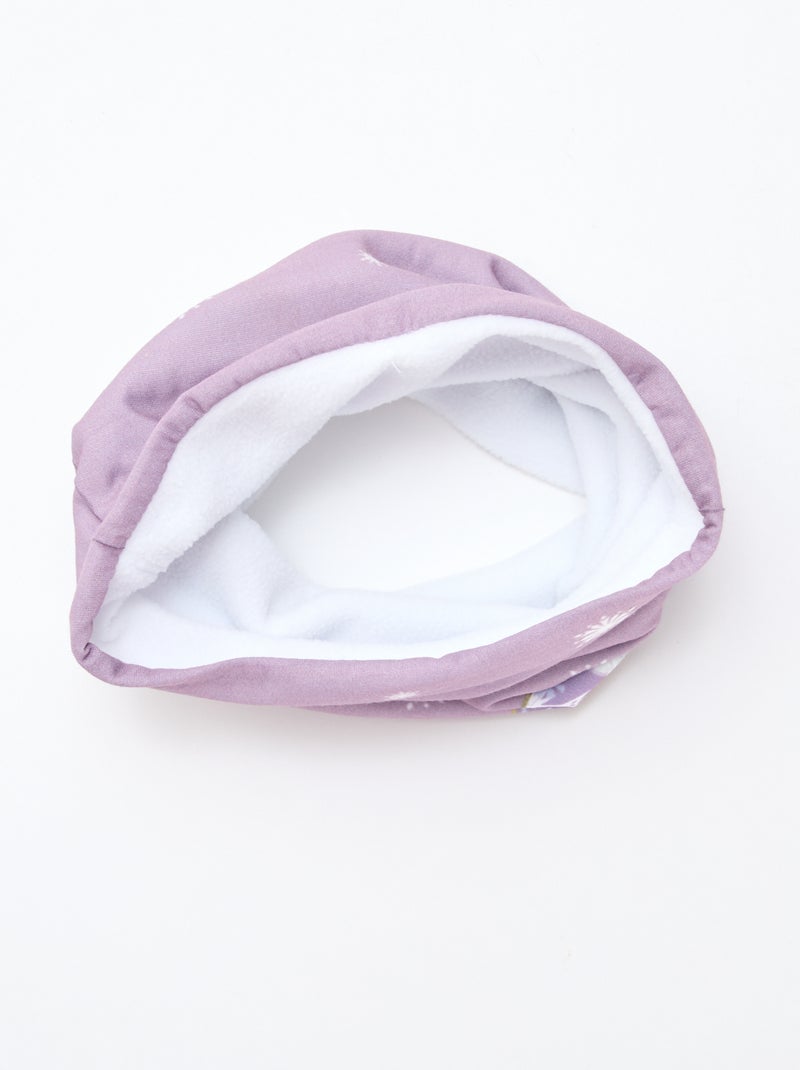 Echarpe tour de cou 'La Reine des Neiges' Rose - Kiabi