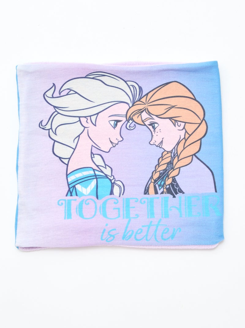 Echarpe tour de cou 'La Reine des Neiges' Violet - Kiabi