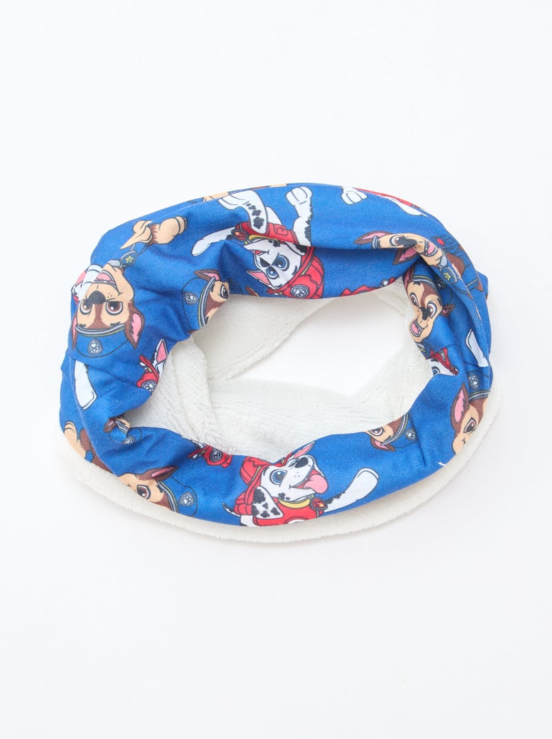 Echarpe tour de cou 'Pat' Patrouille' Bleu - Kiabi