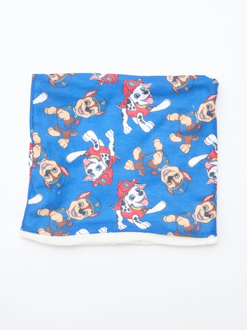 Echarpe tour de cou 'Pat' Patrouille' Bleu - Kiabi