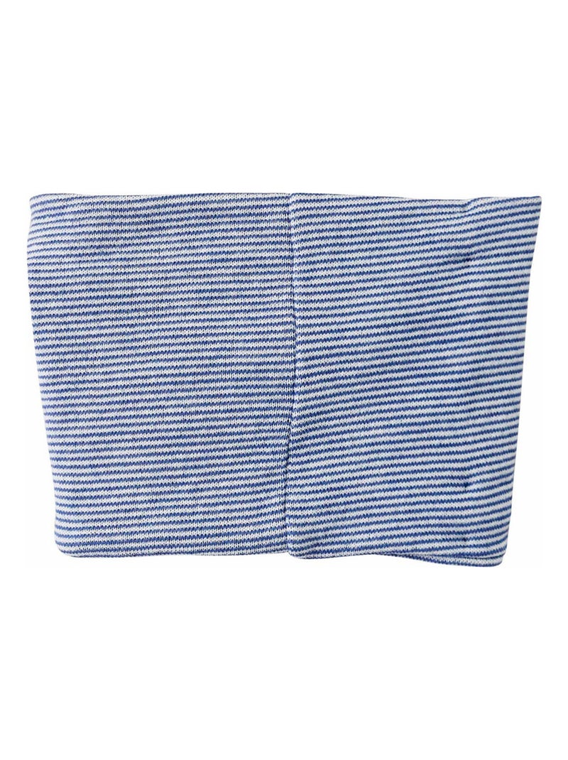 ECHARPE TOUR DE COU TRICOT BRUXELLE Bleu - Kiabi