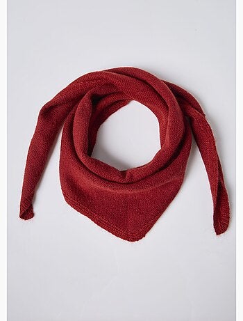 Echarpe triangle chaude avec de la laine