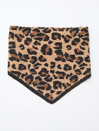 Echarpe triangle 'Leopard'